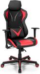 Ergonomischer Gaming-Stuhl Rot - Kunstleder - 61 x 133 x 71 cm