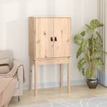 Highboard DE3195 Beige - Massivholz - 40 x 120 x 60 cm