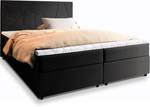 Boxspringbett MADO Schwarz - Breite: 140 cm