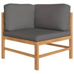 Garten-Lounge-Set (2-teilig) 3006492-1 Grau - Holzwerkstoff - Holzart/Dekor - 66 x 60 x 66 cm