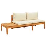 Garten-Lounge-Set (3-teilig) 3014466-2 Braun - Cremeweiß - Weiß