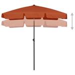 Parasol de plage 3007202 Brun rouge