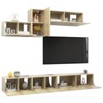 TV-Schrank 6er Set D792 Braun - Holzwerkstoff - 30 x 30 x 60 cm