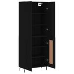 Highboard DE5939 Schwarz - Holzwerkstoff - 34 x 180 x 70 cm