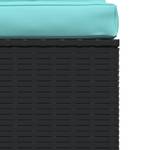 Garten-Lounge-Set (4-teilig) 3013629-2 Schwarz - Blau - Hellblau