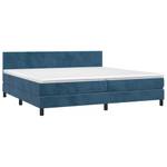 Boxspringbett 3017290-4 Dunkelblau - Breite: 200 cm