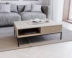 Table basse MAGGIORE CT104 Beige - Noir