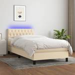 Boxspringbett 3017265-21 Creme - 90 x 193 cm