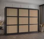 SCHWEBETÜRENSCHRANK PLECIONKA Breite: 250 cm - Schwarz