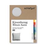 Kissenbezug Woven Satin Hellgrau - 40 x 3 x 40 cm