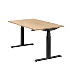 Elektrischer Tisch Easydesk Furnier Breite: 140 cm - Schwarz