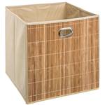 Bambus Aufbewahrungskorb Beige - Bambus - 31 x 31 x 31 cm