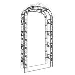 Gartenbogen M627368 Schwarz - Metall - 116 x 240 x 45 cm