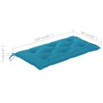 Gartenbank-Auflage 3011240 Blau - Textil - 50 x 7 x 110 cm