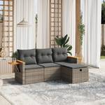 Garten-Sofagarnitur -K-1407 ( 4-tlg ) Grau - Massivholz - 69 x 62 x 55 cm