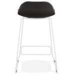 Tabouret De Bar BABYLOS Noir - Blanc