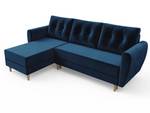 Ecksofa PALER Blau - Ecke davorstehend links