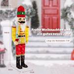 Weihnachten Nussknacker Figuren Metall - 50 x 166 x 31 cm