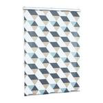 Duschrollo mit geometrischem Design Breite: 120 cm