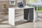 Schreibtisch Megsir Weiß - Holz teilmassiv - 120 x 75 x 50 cm