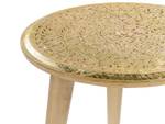 Table d'appoint NARRA Doré - Bois massif - 36 x 45 x 46 cm