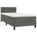 Boxspringbett 3017268-10 Dunkelgrau - 100 x 203 cm