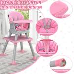 6-in-1 Babyhochstuhl Pink