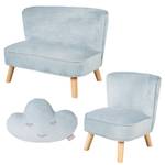 Lil Sofa Set inkl. Sofa, Sessel & Kissen Hellblau