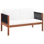 Gartensofa Braun - Massivholz - Holzart/Dekor - 122 x 60 x 122 cm