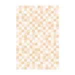 Geometrisches Muster Mosaik Gelb 60 x 90 cm