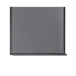 Miroir mural avec étagère BETA Gris - Bois manufacturé - 83 x 72 x 18 cm