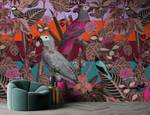 Fototapete Amazona 1 Walls by Patel Grau - Violett - Rot - Kunststoff - Textil - 400 x 270 x 0 cm