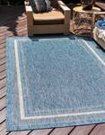 Outdoor Teppich Tulum Blau - 215 x 305 cm