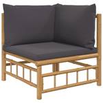 Garten-Lounge-Set 3028492-1 (4-teilig) Grau - Bambus - 69 x 65 x 69 cm