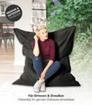 Sitzsack Outdoor XXL Der Große Schwarz - 130 x 170 cm