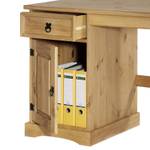 Schreibtisch TEQUILA Braun - Massivholz - Holzart/Dekor - 140 x 77 x 60 cm