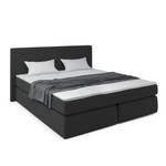 Lit boxspring  20936 Noir - Bois manufacturé - 160 x 104 x 212 cm