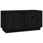 TV-Schrank D885 Schwarz - Massivholz - 35 x 41 x 80 cm