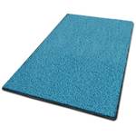 Shaggy-Teppich Barcelona Blau - Kunststoff - 80 x 3 x 350 cm
