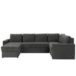 Ecksofa Denver Maxi Graphit - Ecke davorstehend links