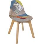 Chaise enfant tissu patchwork Textile - 34 x 58 x 36 cm