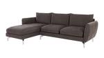 Modernes Ecksofa Avanti Khaki - Armlehne beidseitig montierbar - Ecke davorstehend links