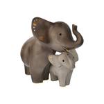 Figur Elephant - Kindani & Latika Braun - Porzellan - 24 x 20 x 13 cm