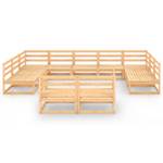 Salon de jardin (lot de 11) 3009765-1 Bois