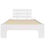 Cadre de lit 298511-1 Blanc - Largeur : 95 cm