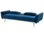 Schlafsofa EINA Blau - Kupfer - Marineblau