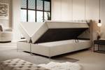 Boxspringbett MILO 200x200 cm Beige Breite: 200 cm