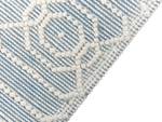 À poil court ORHANELI Bleu - Blanc - Fourrure véritable - 160 x 1 x 230 cm