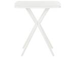 Table de jardin SERSALE Blanc - Matière plastique - 70 x 77 x 70 cm