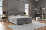 Boxspringbett PILO Grau - Breite: 140 cm - H4